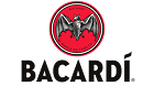 Bacardi logo with a bat icon above the brand name.