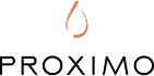 Minimalist line drawing of a droplet with a circular swirl inside, in brown color on a white background.